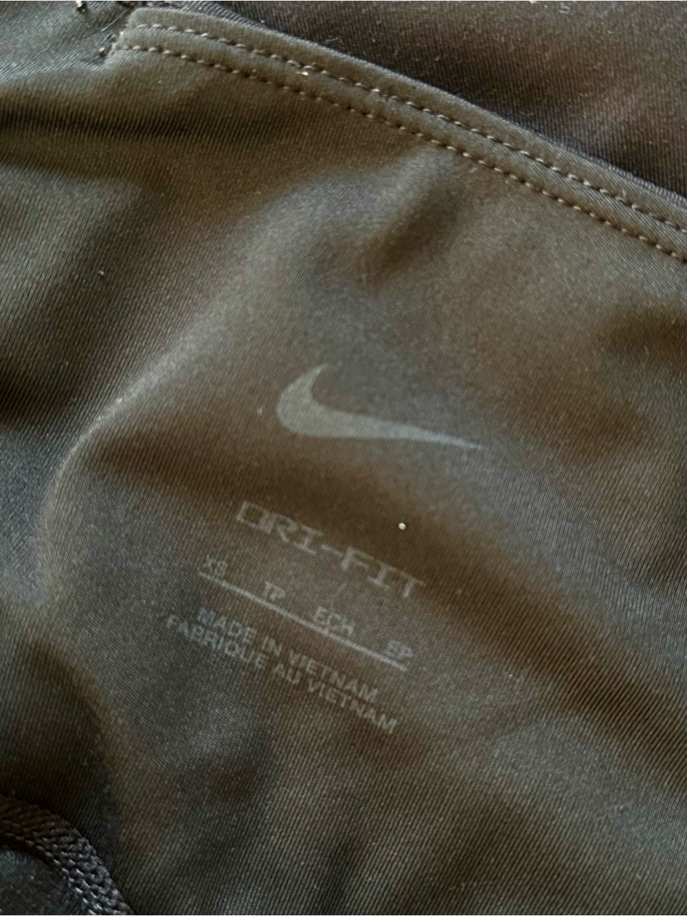 Nike Training Dri Fit Icon Clash Embossed All Over Print Leggings, Black – XS - Picture 7 of 7